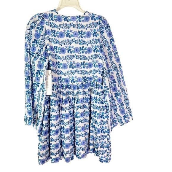 NWT Alix of Bohemia Silvie Iris Ivy Cotton Mini Dress Blue Size XS - Picture 6 of 15